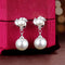 Aretes de Perla con Borla en Plata Esterlina para Mujer