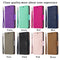 Funda Samsung con Patrón Litchi y Protección de Tarjetas