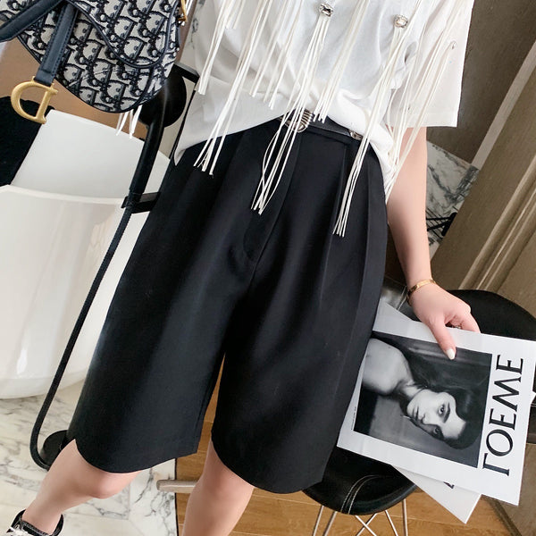 Pantalones Cortos Sueltos de Verano - Estilo Casual de 5 Puntos - Image 5