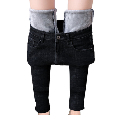 Leggins de Invierno para Mujer con Forro de Terciopelo y Jeans Térmicos - Image 4