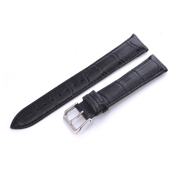 Correa de Cuero para Reloj con Patrón Slub y Diseño Minimalista