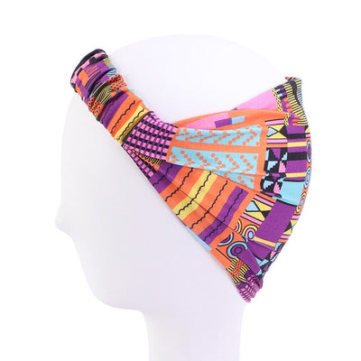 Diadema Estampado Africano Retorcida para Mujer - Image 34