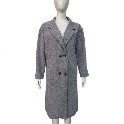 Abrigo Retro Slim Estilo Audrey Hepburn de Lana para Mujer - Image 5