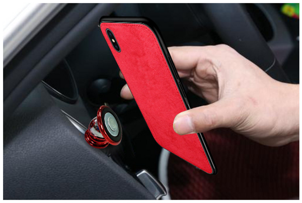 Funda Magnética de Silicona Texturizada para Teléfono