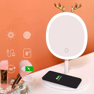 Espejo Inteligente LED Diseño Astas con Carga Inalámbrica - Image 16