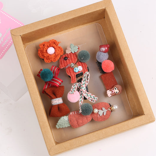 Set de 10 Pasadores para Niña - Colores Variados - Image 15