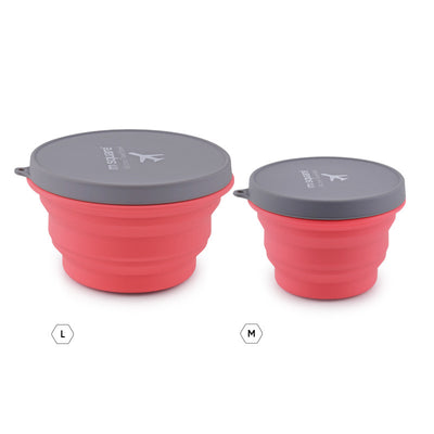 Kit de Cubiertos Plegables con Tazón de Silicona para Viajes y Camping - Image 11