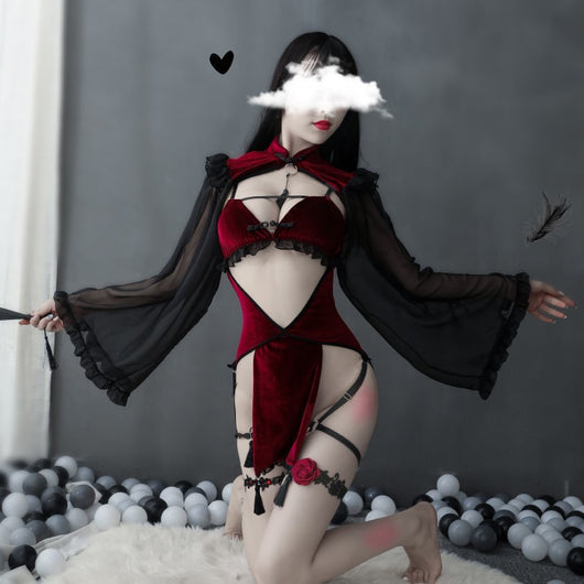 Disfraz Cheongsam Bruja Asiática