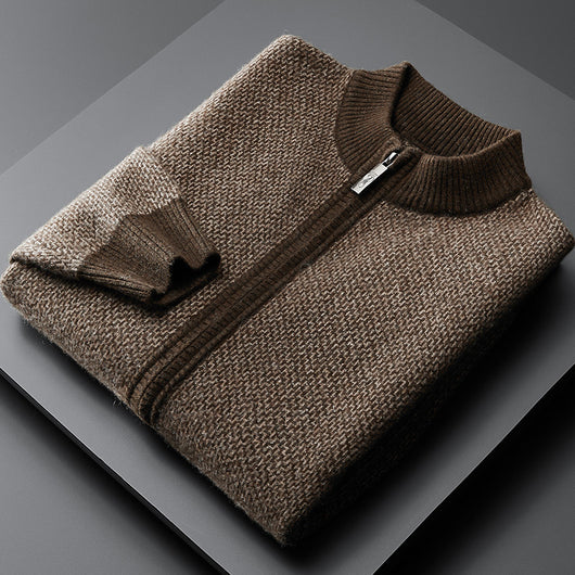 Suéter de Cachemira Holgado para Hombre - Talla Grande Reforzada - Image 6