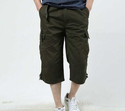 Pantalones Cortos de Algodón para Hombre - Estilo Casual Verano - Image 3