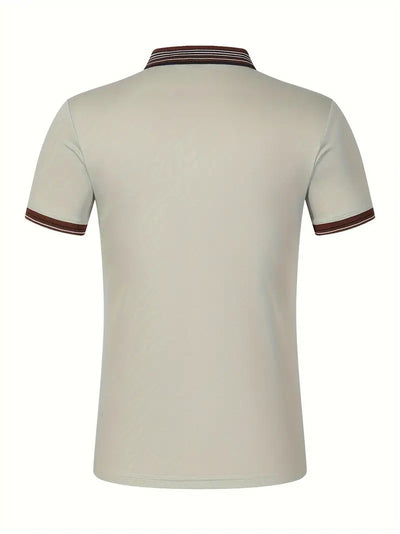 Polo Ejecutivo Bicolor de Manga Corta para Hombre - Image 17