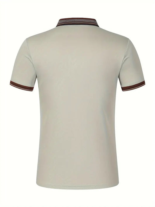 Polo Ejecutivo Bicolor de Manga Corta para Hombre - Image 17