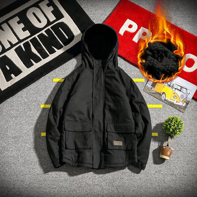 Abrigo Parka Militar Grueso para Hombre - Impermeable, Cálido y Elegante Talla Plus 5XL - Image 11