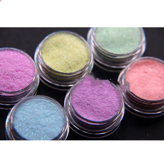 Polvo Glitter Candy para Uñas - Colores Pastel Brillantes - Image 6