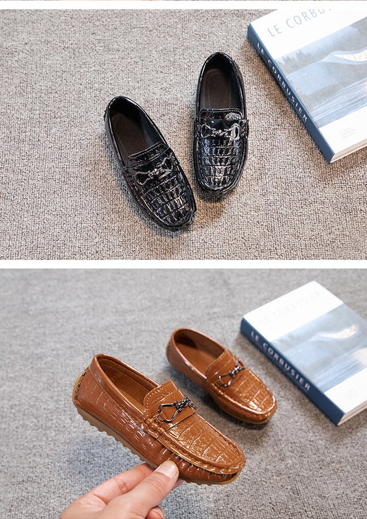Zapatos de Cuero Estilo Británico para Niños Step On - Image 22
