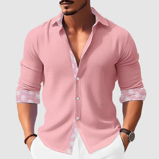 Camisa de Manga Larga Estampada para Hombre - Image 19