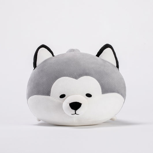 Almohada Peluche Husky Q Version - Compañero Perfecto para Descansos en Oficina