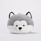 Almohada Peluche Husky Q Version - Compañero Perfecto para Descansos en Oficina