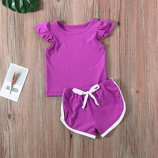 Conjunto Deportivo Dos Piezas: Playera y Shorts con Mangas Voladoras - Image 15