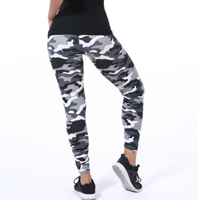 Leggings Estampado Camuflaje Floral Moda Europea y Americana - Image 5