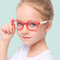 Gafas de Natación con Lentes Planos y Marco Flexible de Silicona