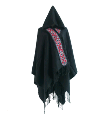 Poncho Tibetano con Capucha - Abrigo Tradicional Cálido para Viajes - Image 12