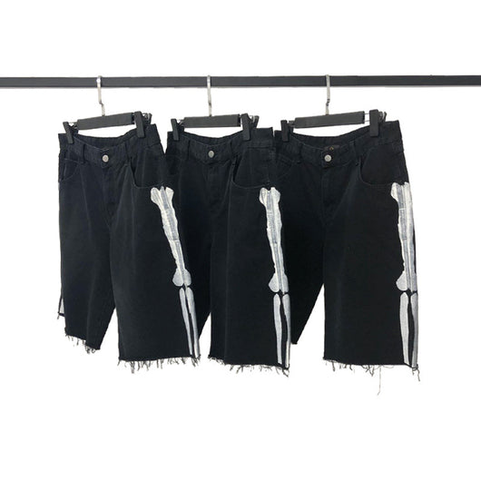 Shorts de Mezclilla con Estampado