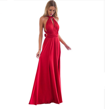Vestido Largo Backless Multiusos para Fiestas y Bodas - Image 3