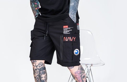Pantalones cortos de playa con cierre y múltiples bolsillos - Image 8
