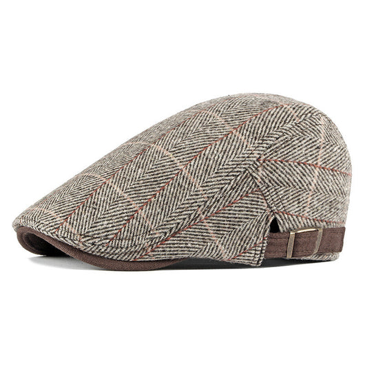 Boina Tejida Casual Retro Británico para Hombre
