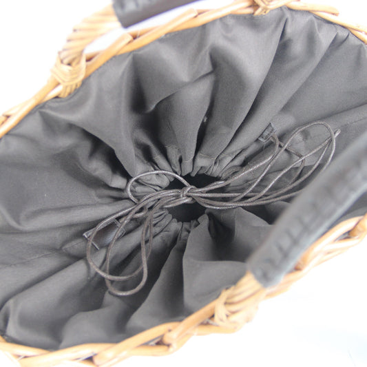 Bolsa de Mano Tejida en Ratán con Borlas - Estilo Bohemio Artesanal - Image 2
