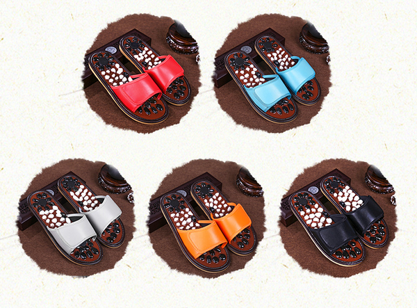 Pantuflas de Masaje con Piedras Pebble