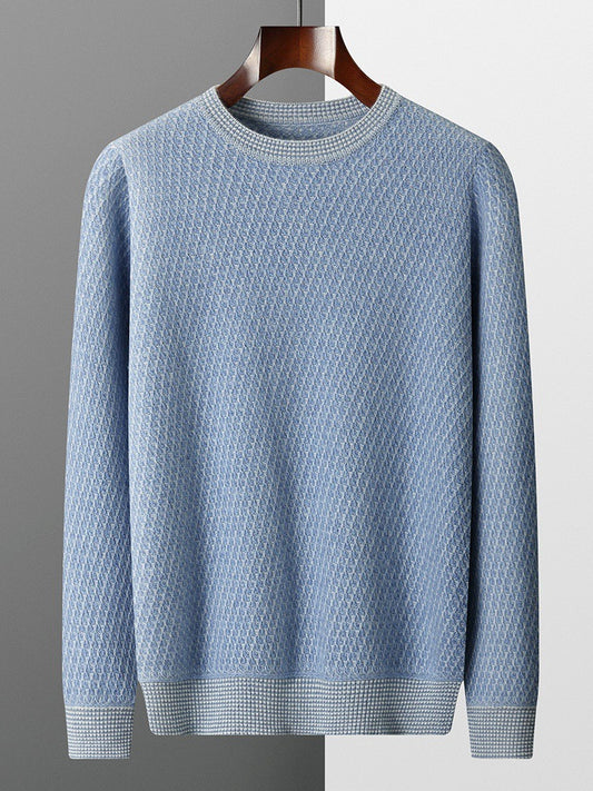 Suéter Ejecutivo de Cuello Redondo para Otoño e Invierno - Image 2