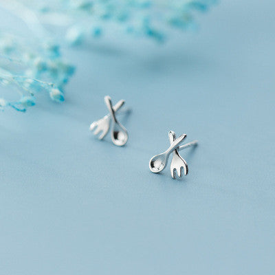Aretes Cubiertos y Tenedor - Image 2