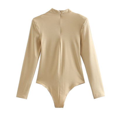 Bodysuit de Manga Larga con Hombreras Anudadas - Image 3