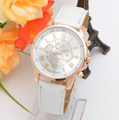 Reloj Geneva Retro de Tres Esferas - Unisex Cuarzo Tendencia - Image 14