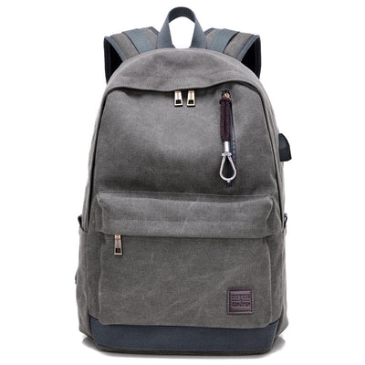 Mochila de Lona con Carga USB - Resistente y Funcional - Image 8