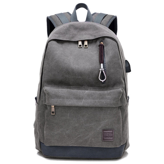 Mochila de Lona con Carga USB - Resistente y Funcional - Image 8