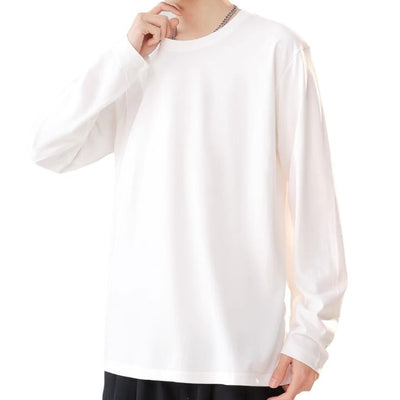 Camiseta Térmica Hombre Cuello Redondo Suéter Interior Grueso Ajuste Holgado - Image 5