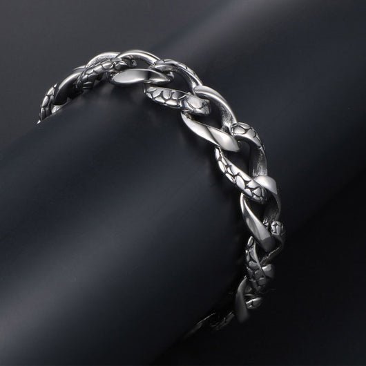 Pulsera de Acero Titanio Gótica Vintage con Estilo Creativo - Image 10