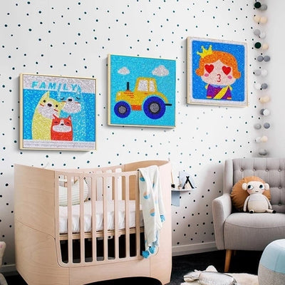 Pintura de Diamantes Infantil Completa - Kit DIY Manual - Image 4