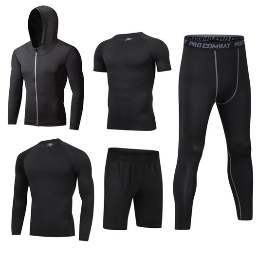 Conjunto Deportivo 5 Piezas de Secado Rápido para Gym y Actividades al Aire Libre - Image 12