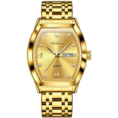 Reloj de Negocios Cuarzo Barril Auténtico para Hombre - Image 4