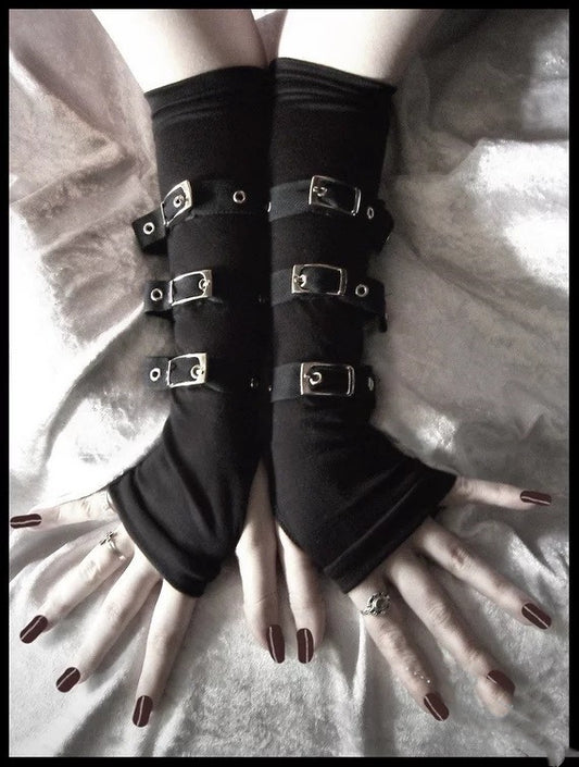 Pulsera Ajustable Personalizada con Dedo Abierto - Diseño Negro Elegante