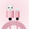 Manufacturer Wholesale Applicable Data Cable Nylon Woven Rose Dorado 1 M Android