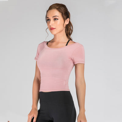 Blusa Deportiva Corta para Fitness - Image 4