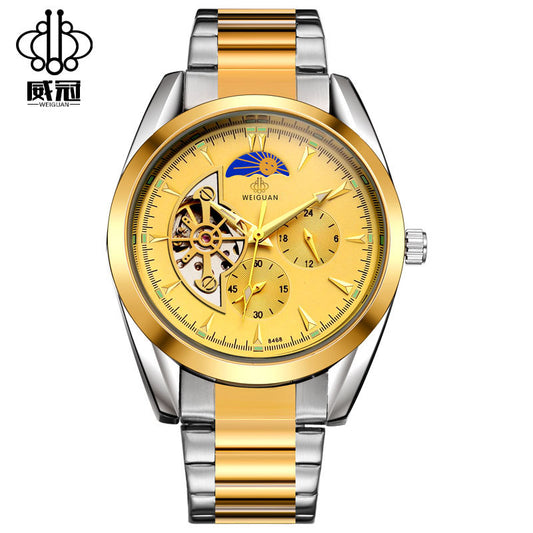 Reloj Automático Wei Guan - Diseño Moderno con Función Lunar para Hombre - Image 2