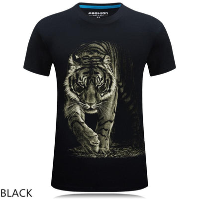 Playera Casual Estampado Animal 3D Personalizada Talla Grande Hombre - Image 22