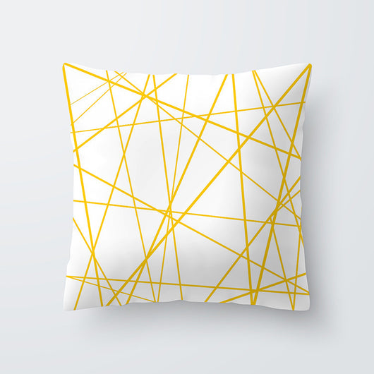 Funda de Almohada Hawaiana con Diseño Geométrico Amarillo - Image 36