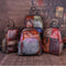 Mochila de Cuero Genuino con Acabado Envejecido - Backpack Outdoor Premium